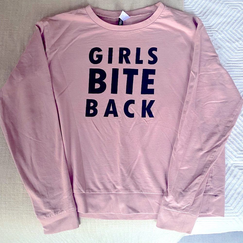 H&M “Girl Bite Back” Sweatshirt